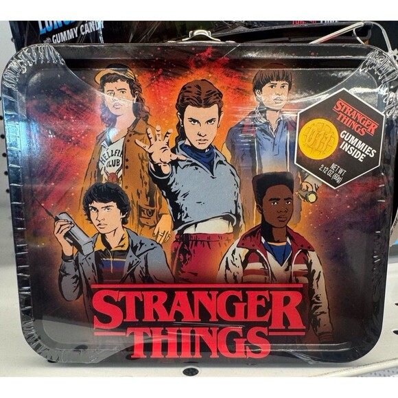 Stranger Things Metal Lunch Box with Gummy Candy FBPB - Picture 1 of 1